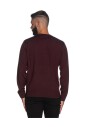 pull-classique-en-laine-col-rond-rouge