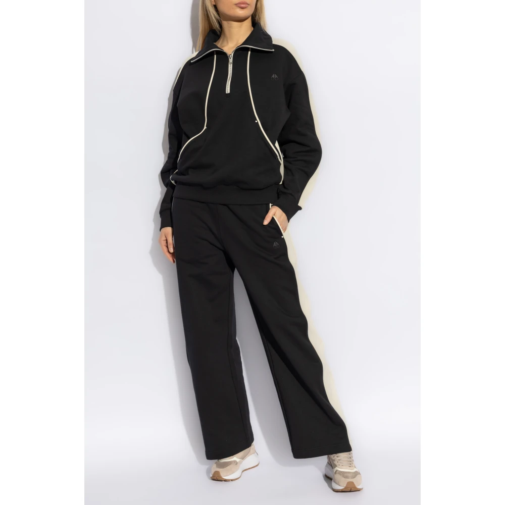 Moose Knuckles Trainingsbroek met zijstrepen Black Dames
