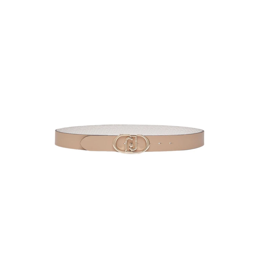 Liu Jo Women's Beige Belts, L, Reversible Belt