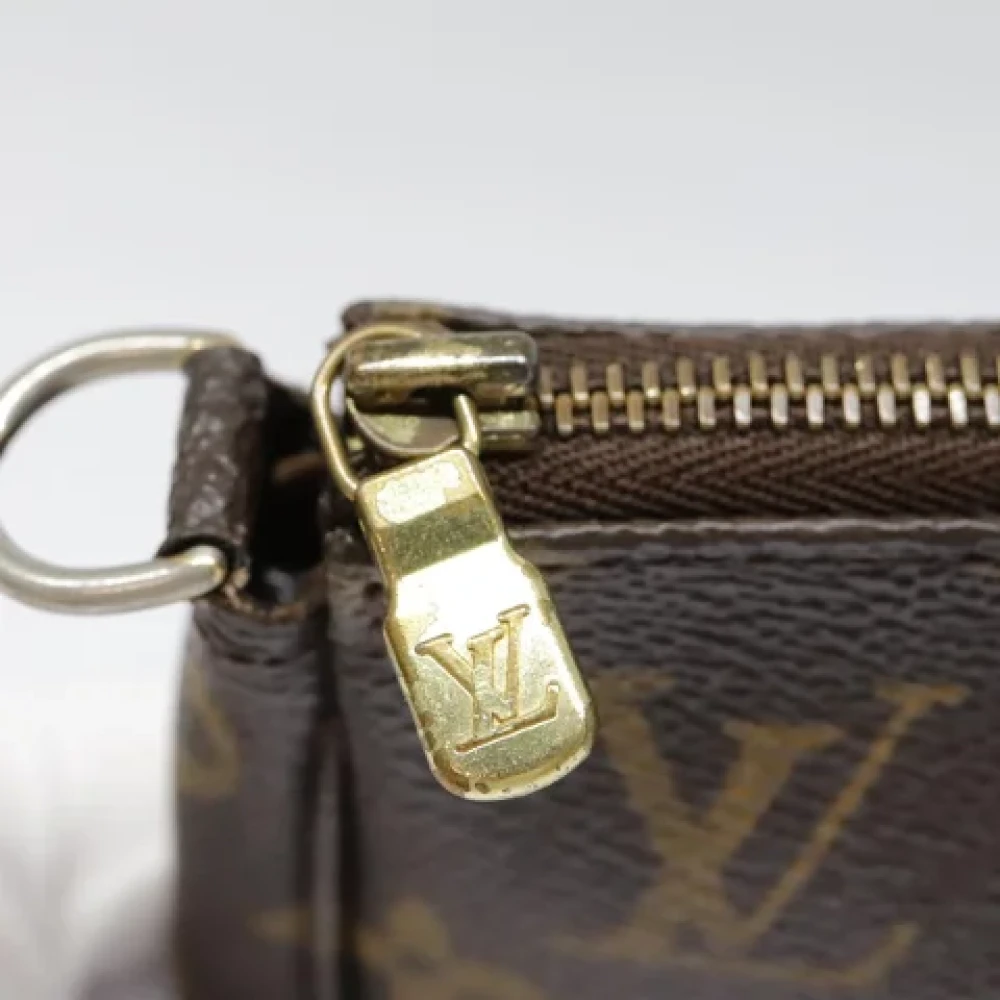 Louis Vuitton Vintage Pre-owned Canvas clutches Brown Dames