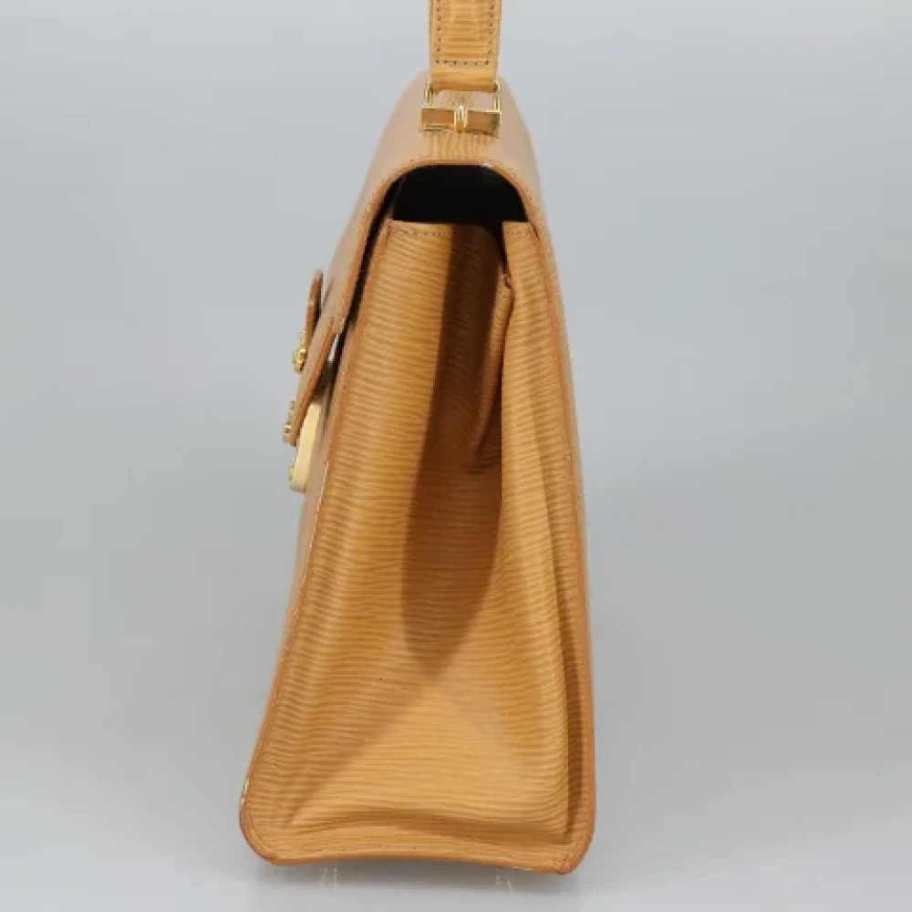 Fendi Vintage Pre-owned Leather fendi-bags Beige Dames