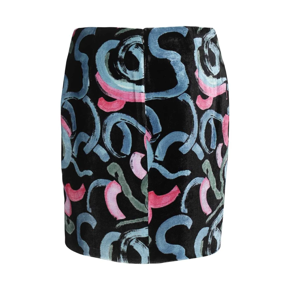 Emporio Armani Bedrukte rok met verstelbare trekkoord taille Multicolor Dames