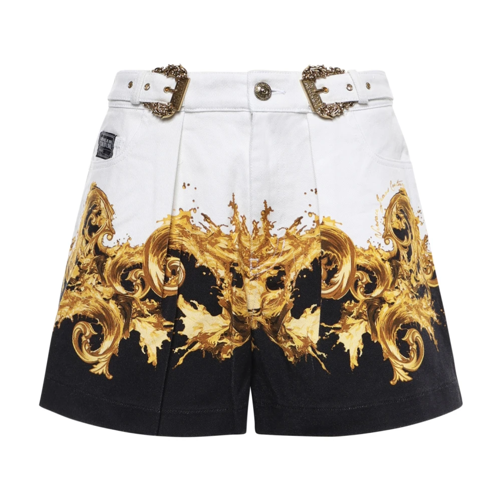 Versace Jeans Couture Women's Multicolor Denim Shorts, W26, Denim Shorts