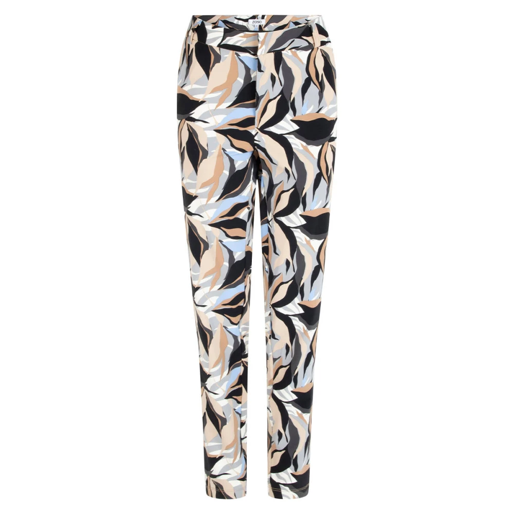 Zoso Stijlvolle Becky Broek Multicolor Dames