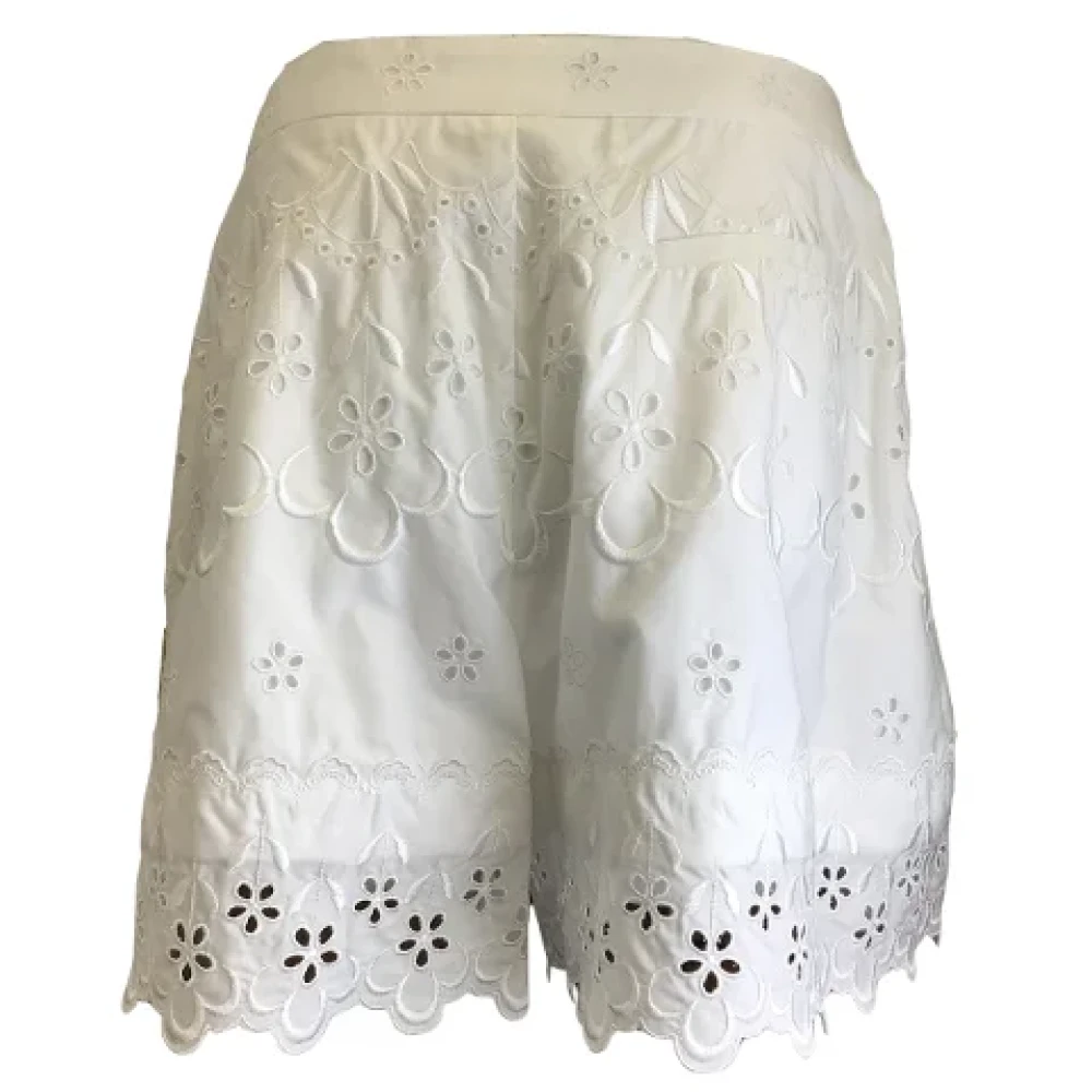 Simone Rocha Pre-owned Cotton bottoms White Dames