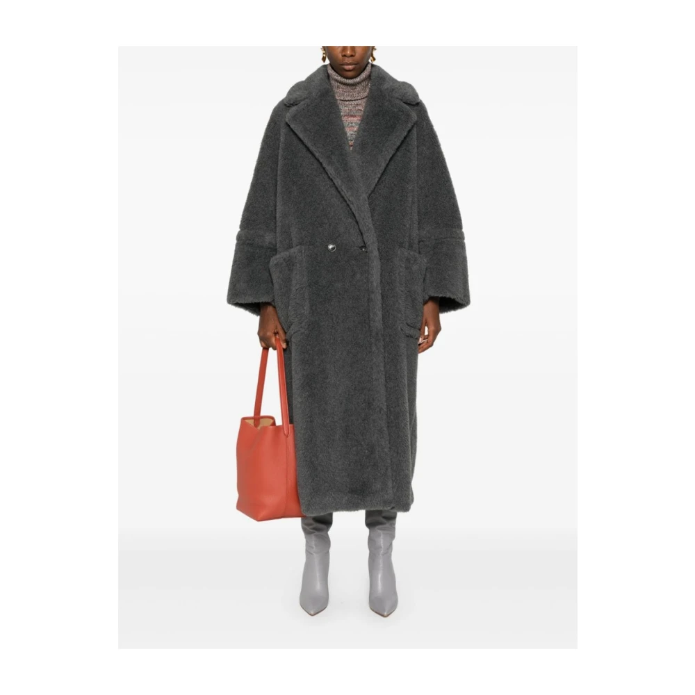 Max Mara Grijze Winterjas Gray Dames