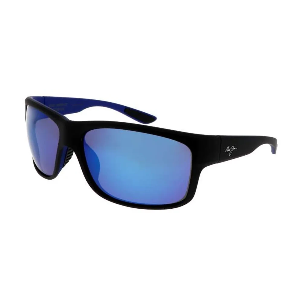 Maui Jim Unisex Black Sunglasses, 63 Mm, Polarized Sunglasses Southern Cross Blue Mirrored
