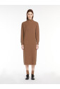 brown-wool-cashmere-midi-dress