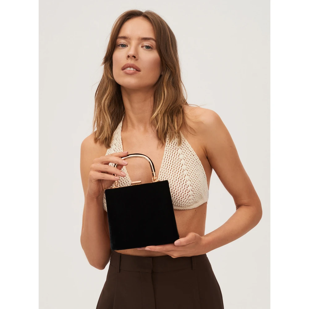 Kazar Dames zwarte clutch tas Black Dames