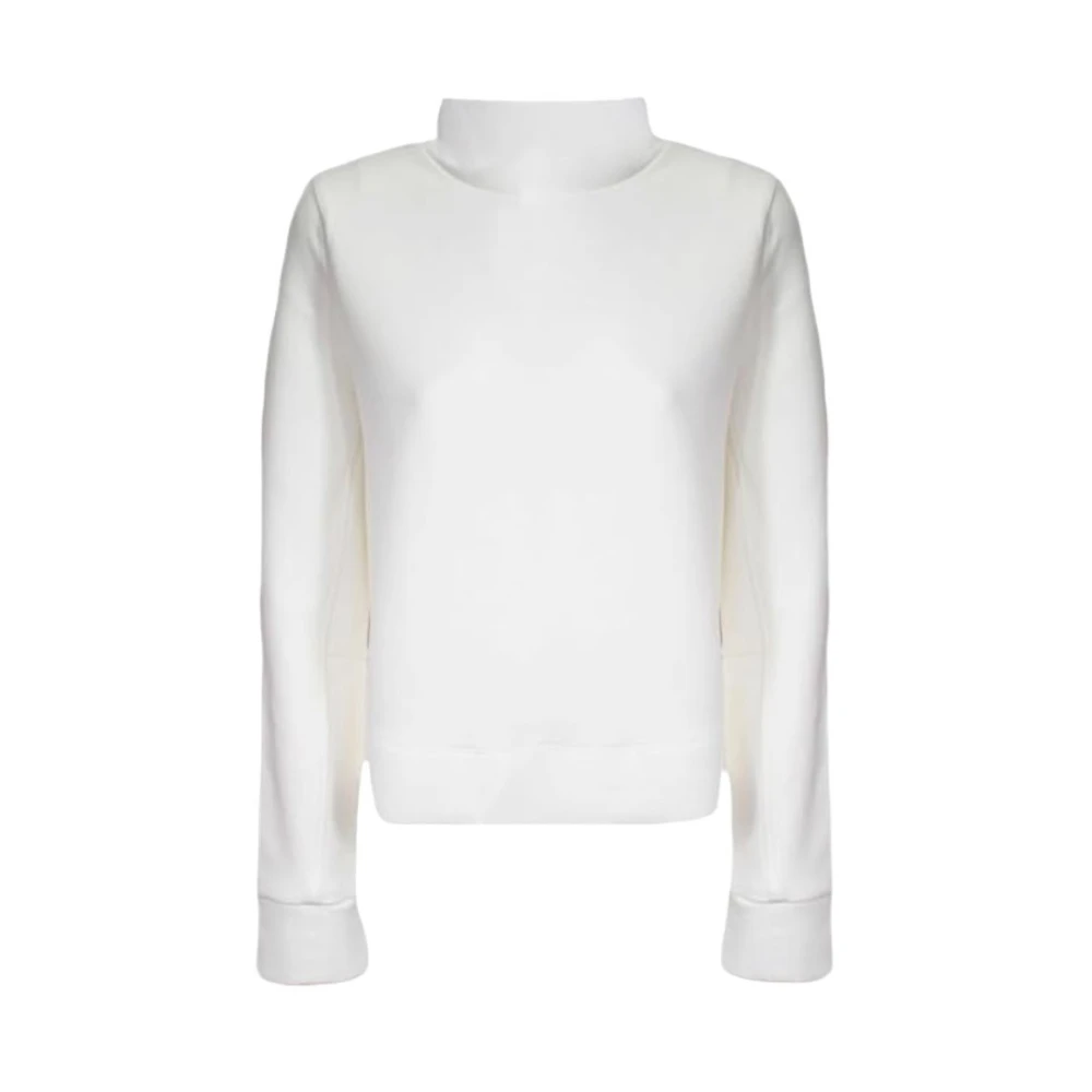 Emporio Armani Warme Witte Sweatshirt M White Dames