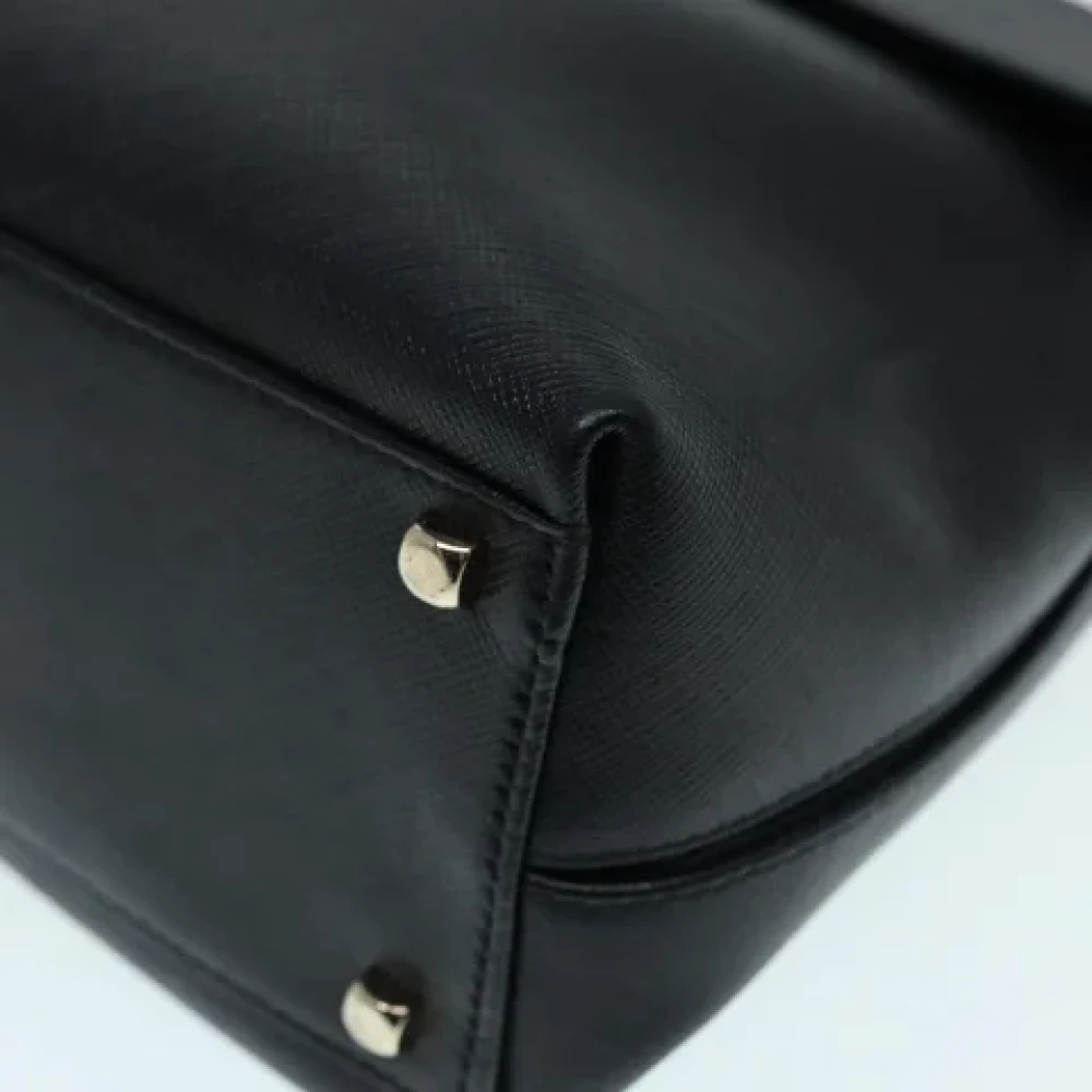 Salvatore Ferragamo Pre-owned Leather handbags Black Dames