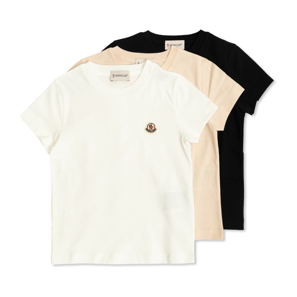 Moncler Unisex Three-Pack Of Logo T-Shirts