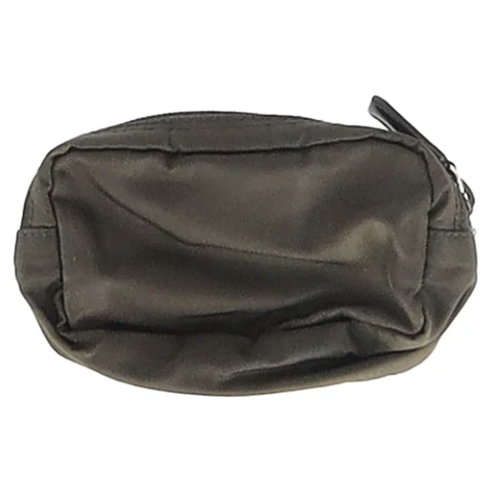 Prada Vintage Pre-owned Canvas prada-bags Green Dames