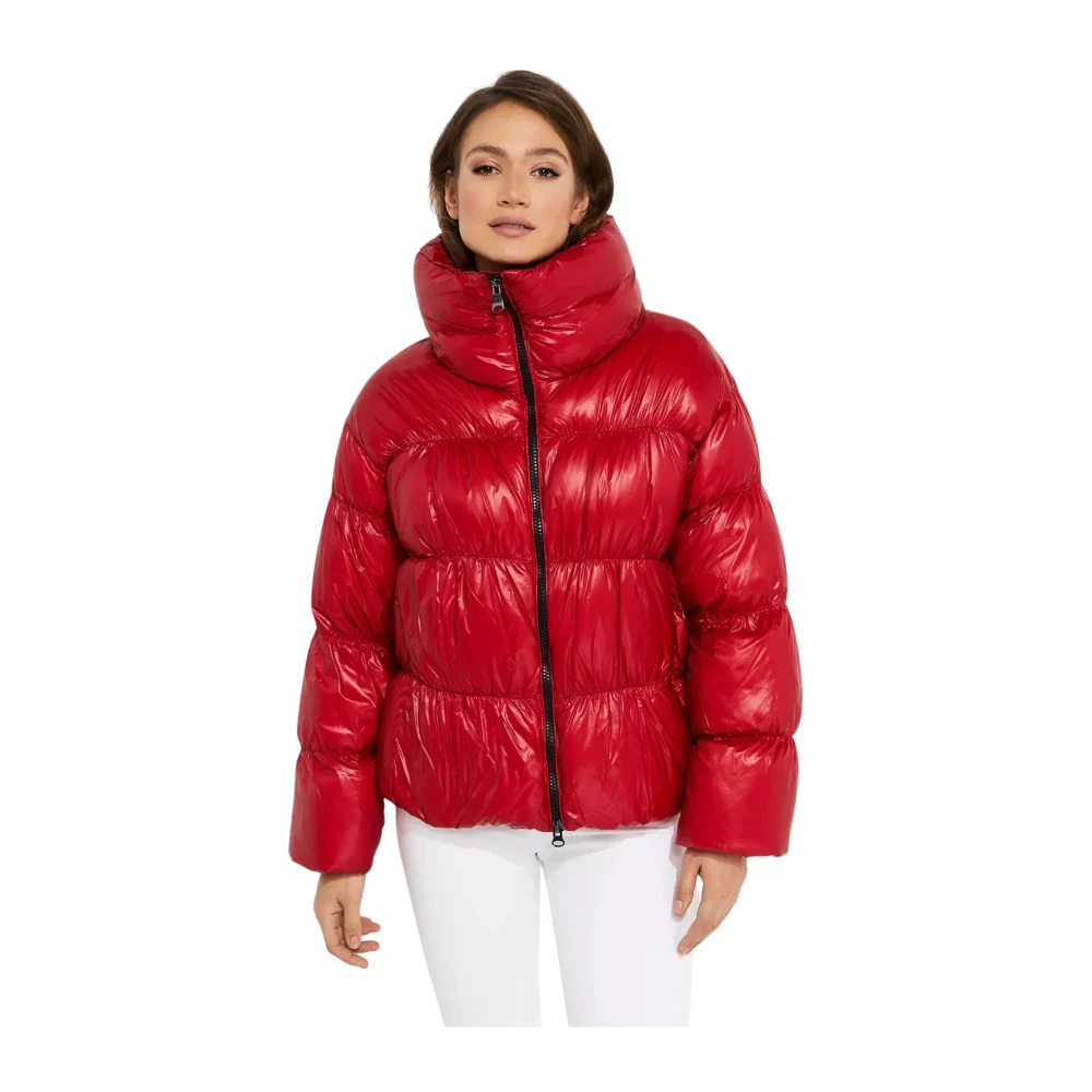 Hetregó Rode Gewatteerde Jas Ila Iris Red Dames