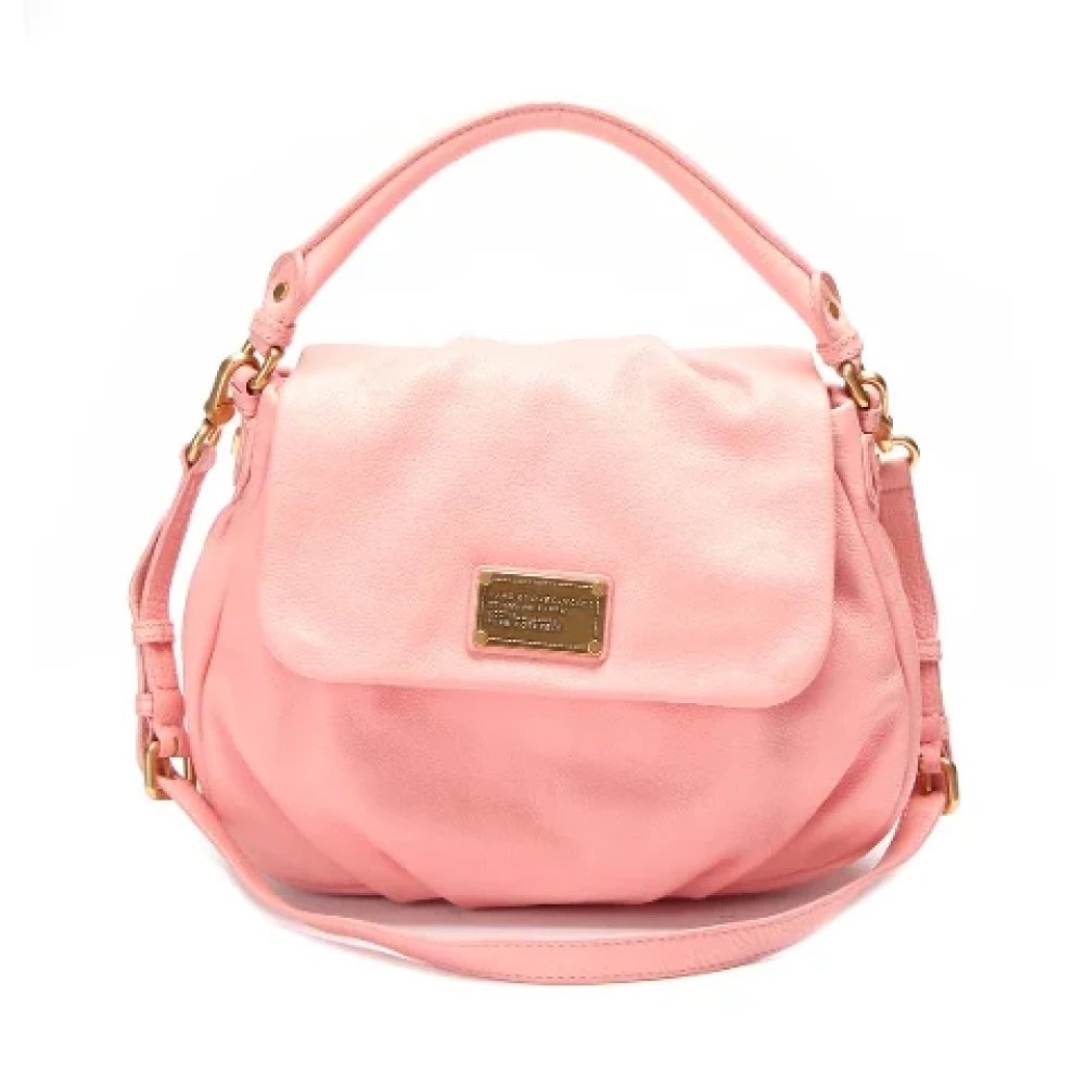 Marc Jacobs Pre-owned Leather shoulder-bags Pink Dames