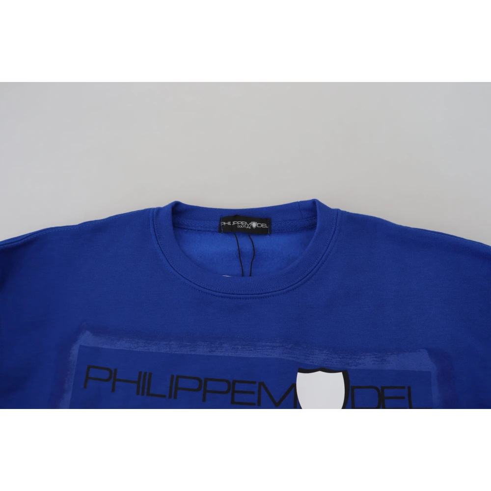 Philippe Model Blauw Bedrukte Trui met Lange Mouwen Blue Dames