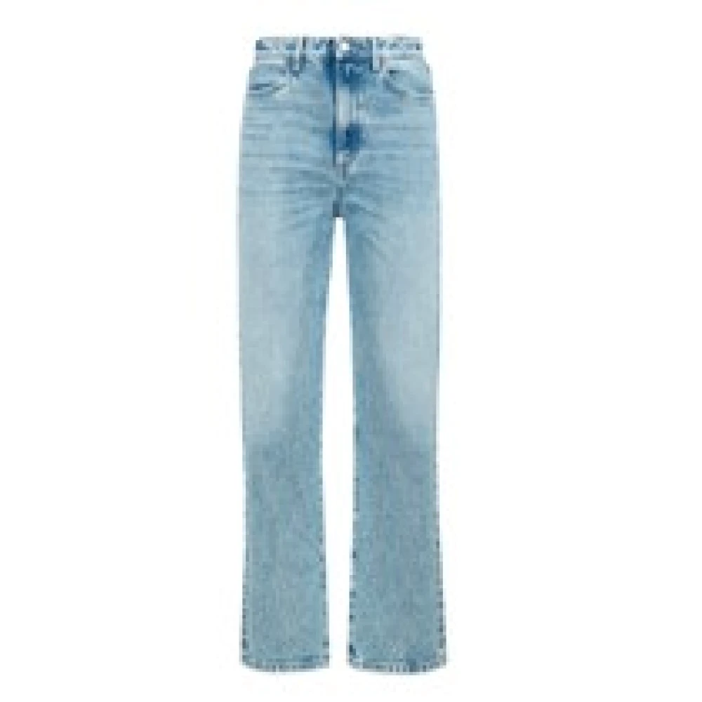 Icon Denim Straight Jeans Blue Dames