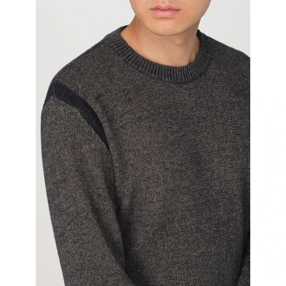 C.P. Company Bruine Crewneck Sweater Gray Heren