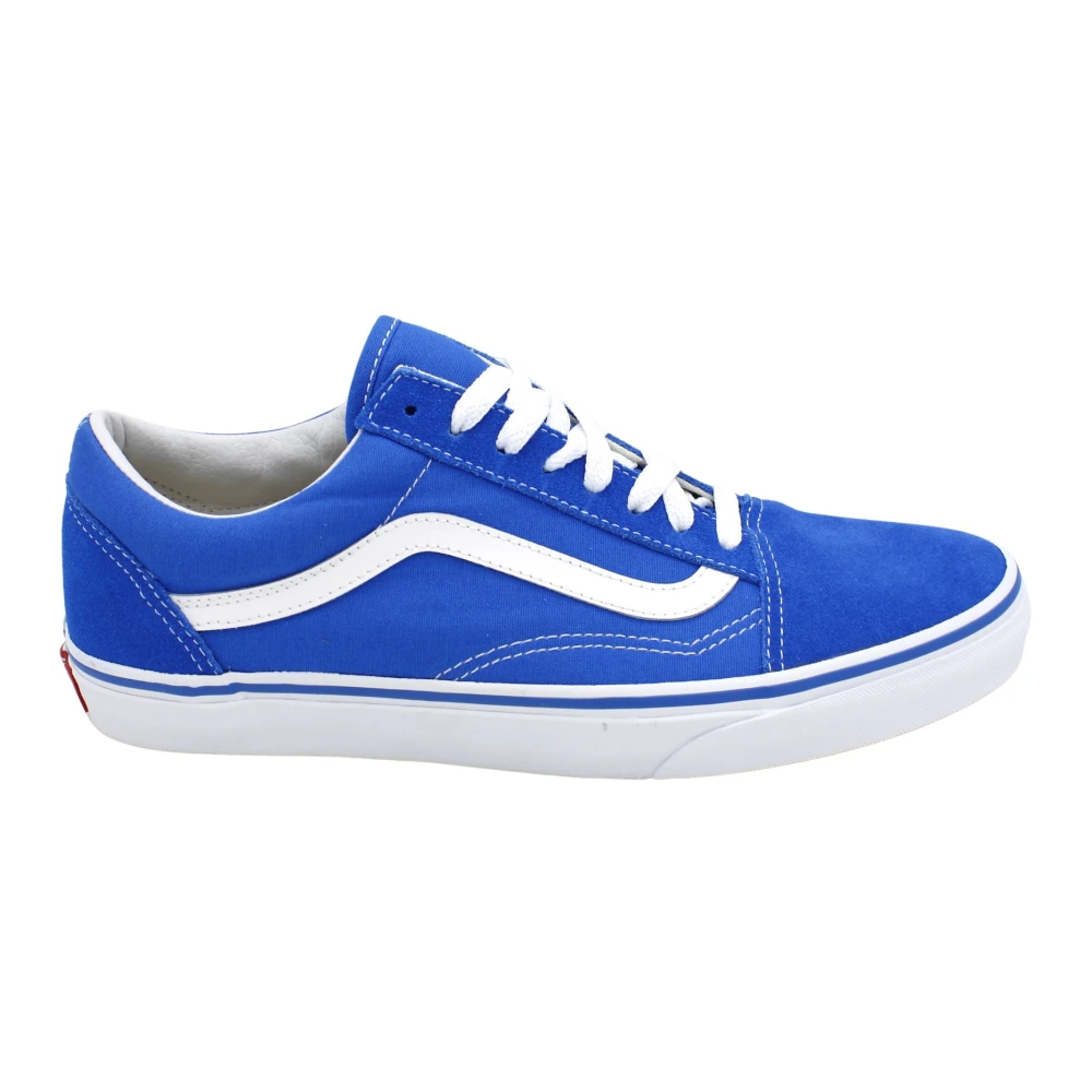 Vans Klassieke Suède/Canvas Sneakers Rubberen Zool Dames Schoenen Blauw