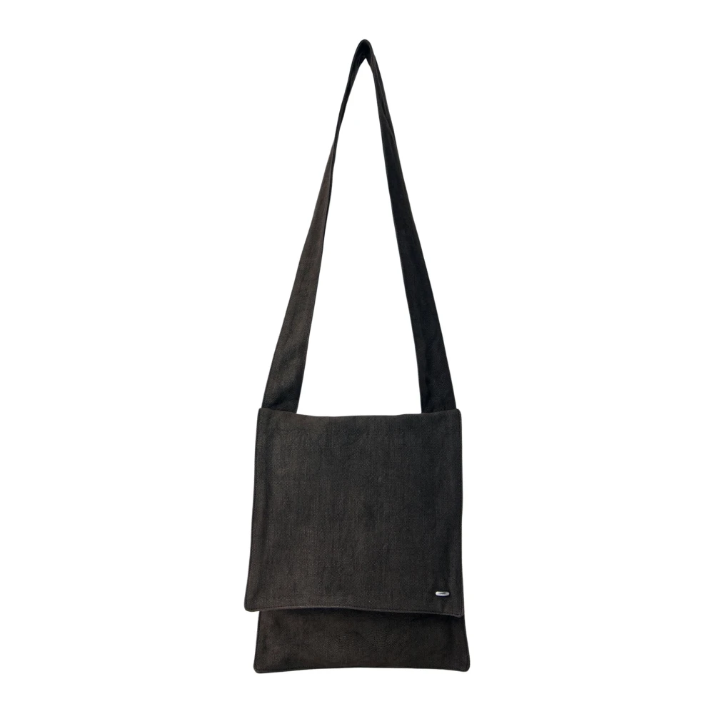 Our Legacy Men's Brown Cross Body Messenger, One Size, Slack Bag