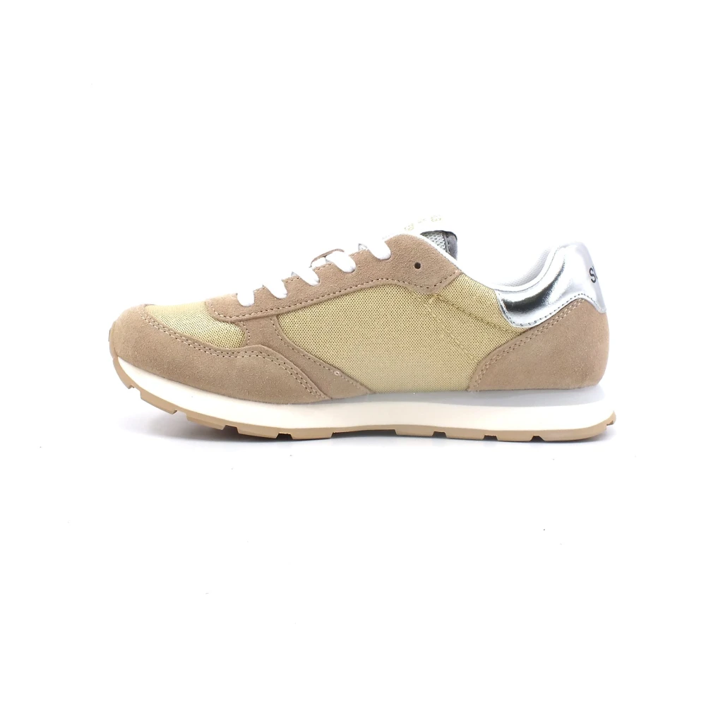 Sun68 Ally Glitter Sneaker Dames Schoenen Geel