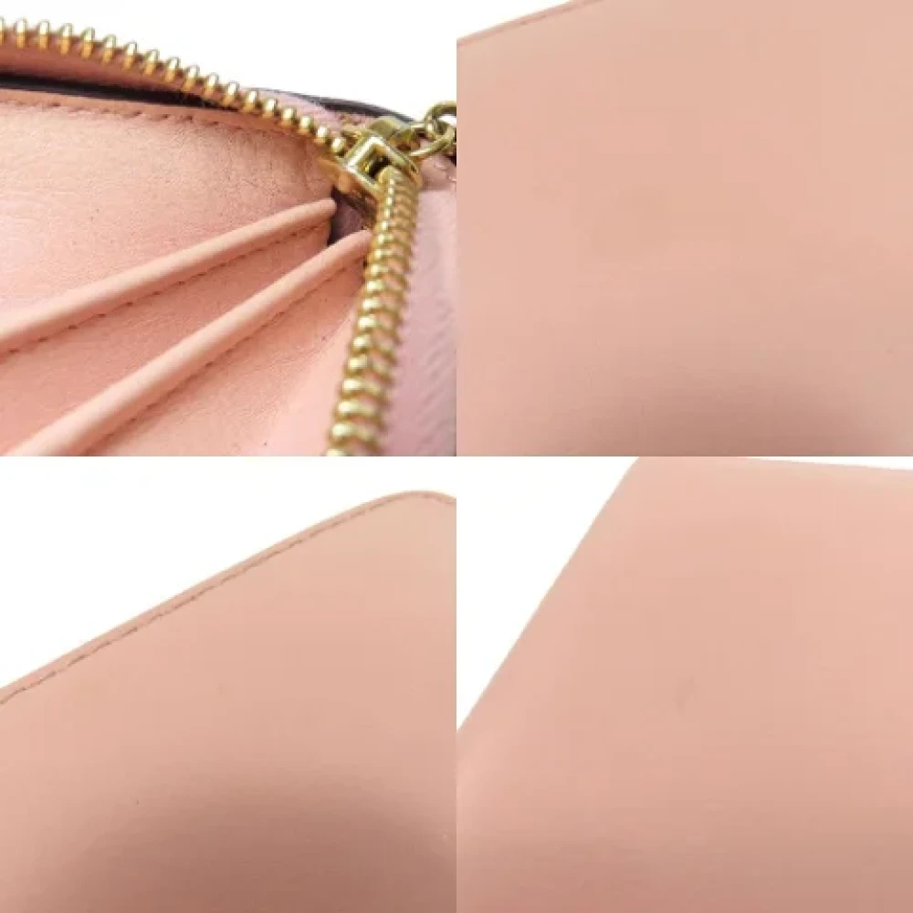 Gucci Vintage Pre-owned Leather wallets Pink Dames