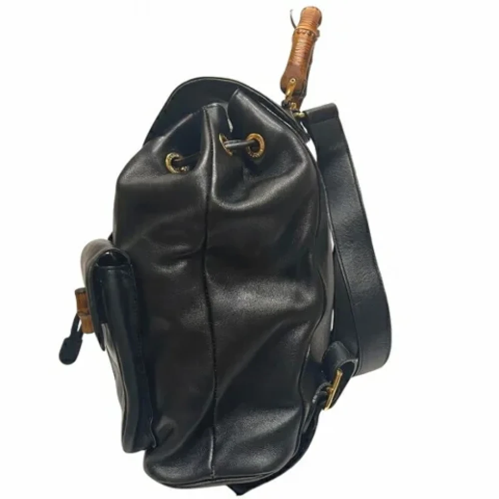 Gucci Vintage Pre-owned Fabric gucci-bags Black Dames