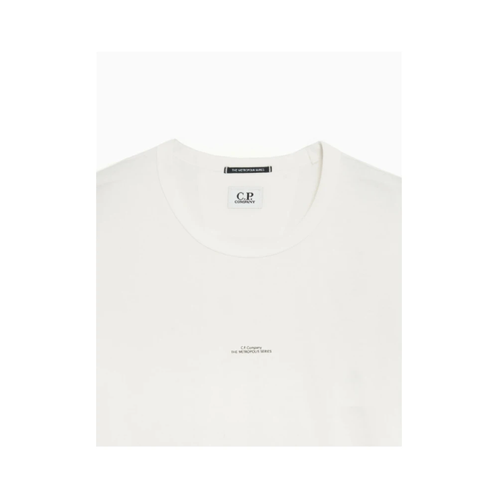 C.P. Company Witte Metropolis Serie T-shirts en Polo's White Heren