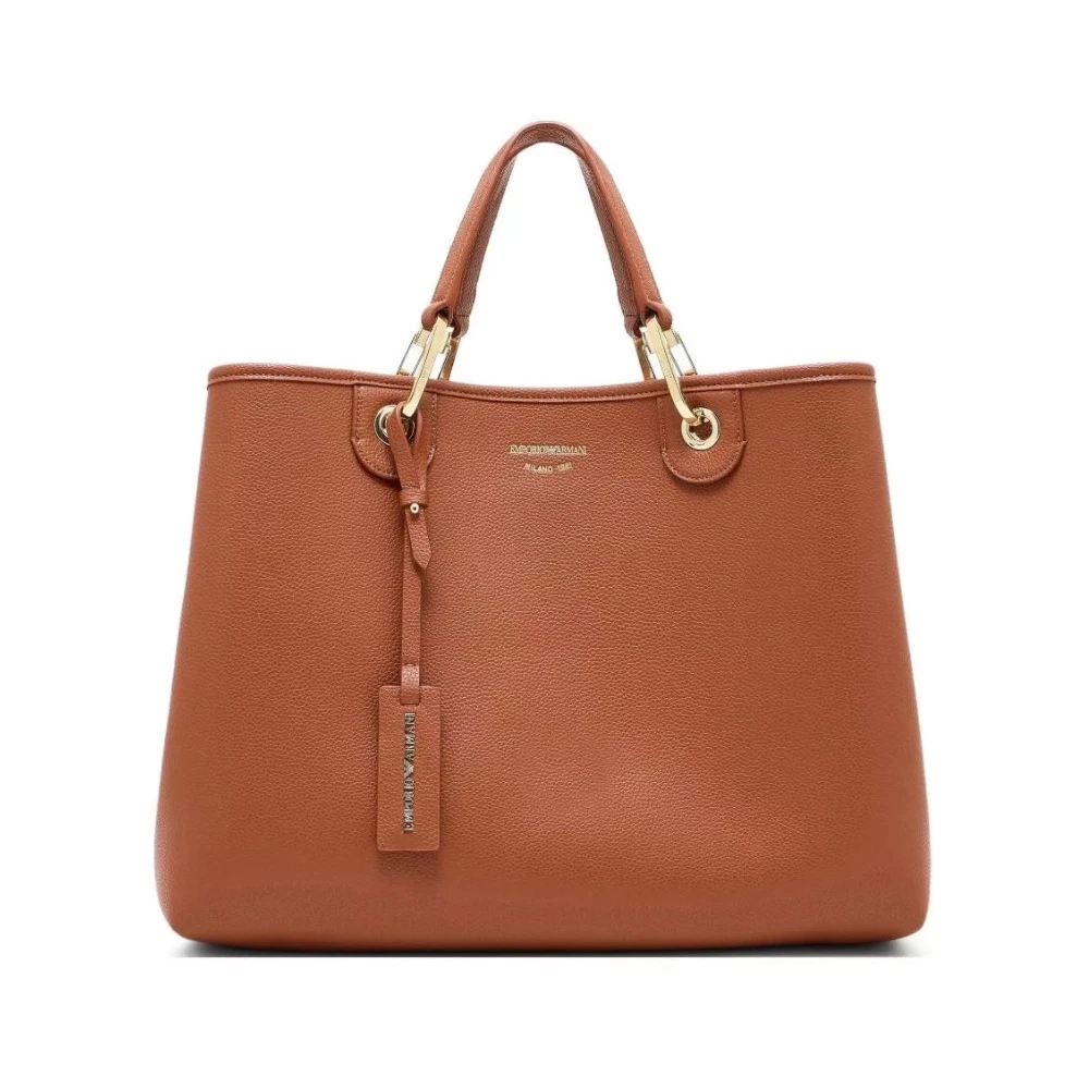 Emporio Armani Donna Marrone Borse, Taglia Unica, New,