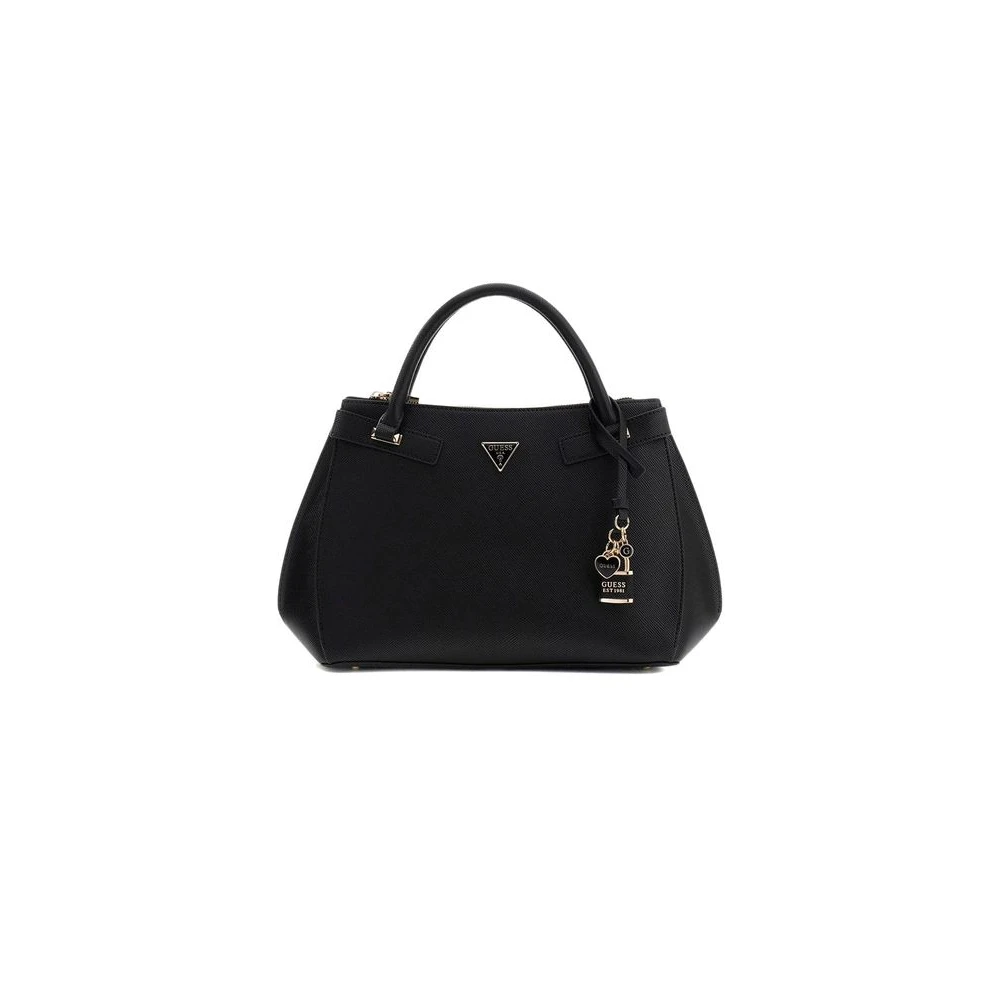 Guess Women's Black Serenova Girlfriend Satchel - Handbags - One Size - Bags