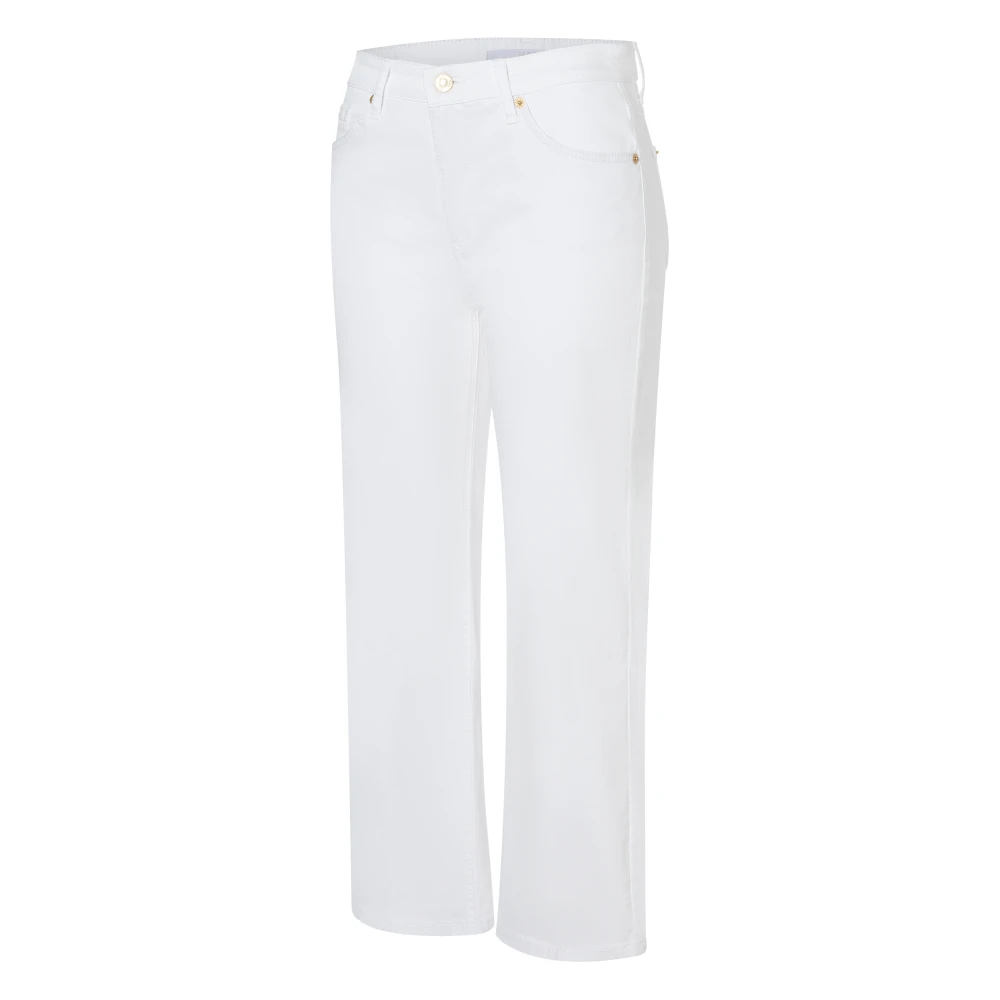 MAC Cropped Jeans White Dames