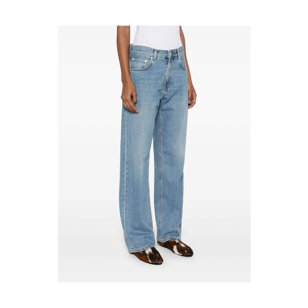 Haikure Blue Aqua Classic Five Pocket Jeans Blue Dames