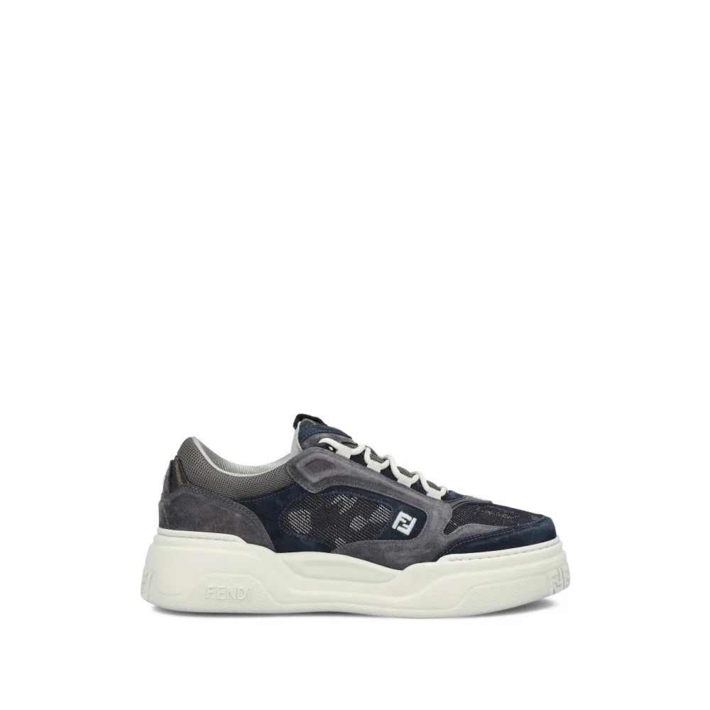 Fendi Force Sneakers Heren Schoenen Blauw