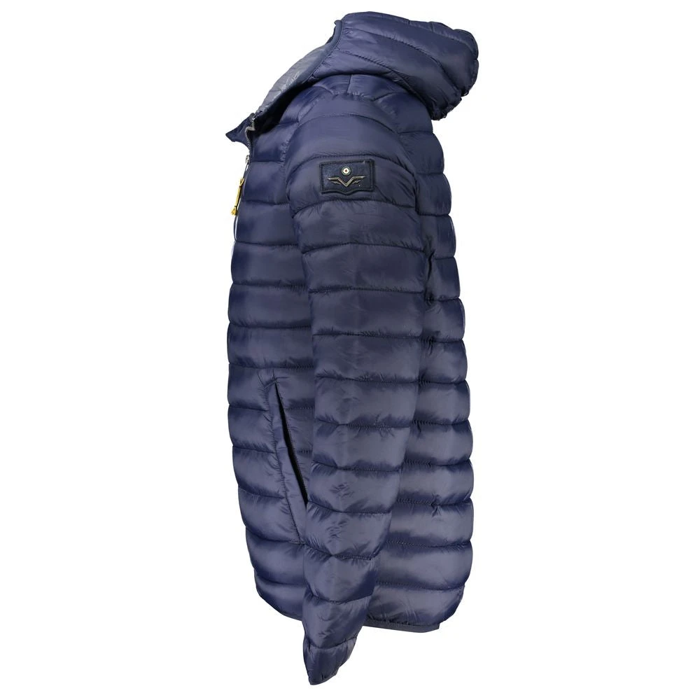 Armata Di Mare Blauwe Polyamide Jas Blue Heren