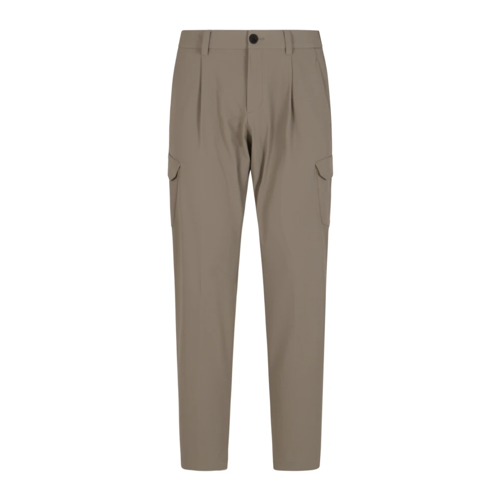 Herno Men's Gray Pantalone Con Tasche A Toppa