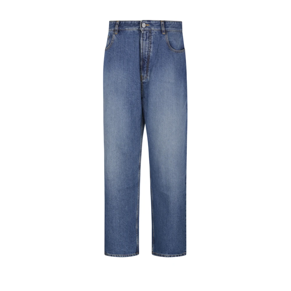 Alaïa Vintage Knit Band Pant Blue Dames