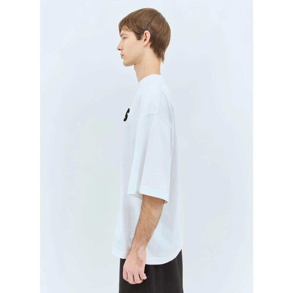 Walter Van Beirendonck Kosmisch Katoenen T-shirt met Grafische Print White Heren