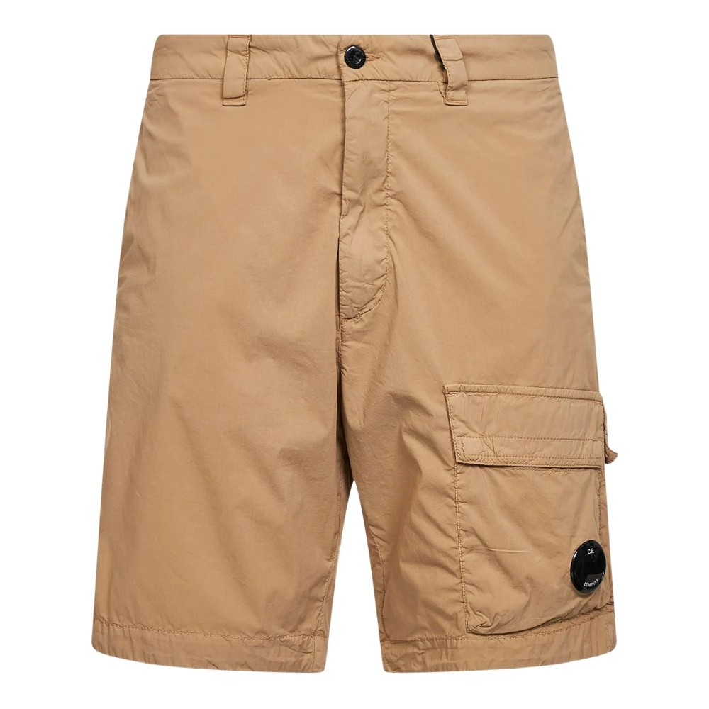 C.p. Company Men's Brown Bermuda Cargo Shorts