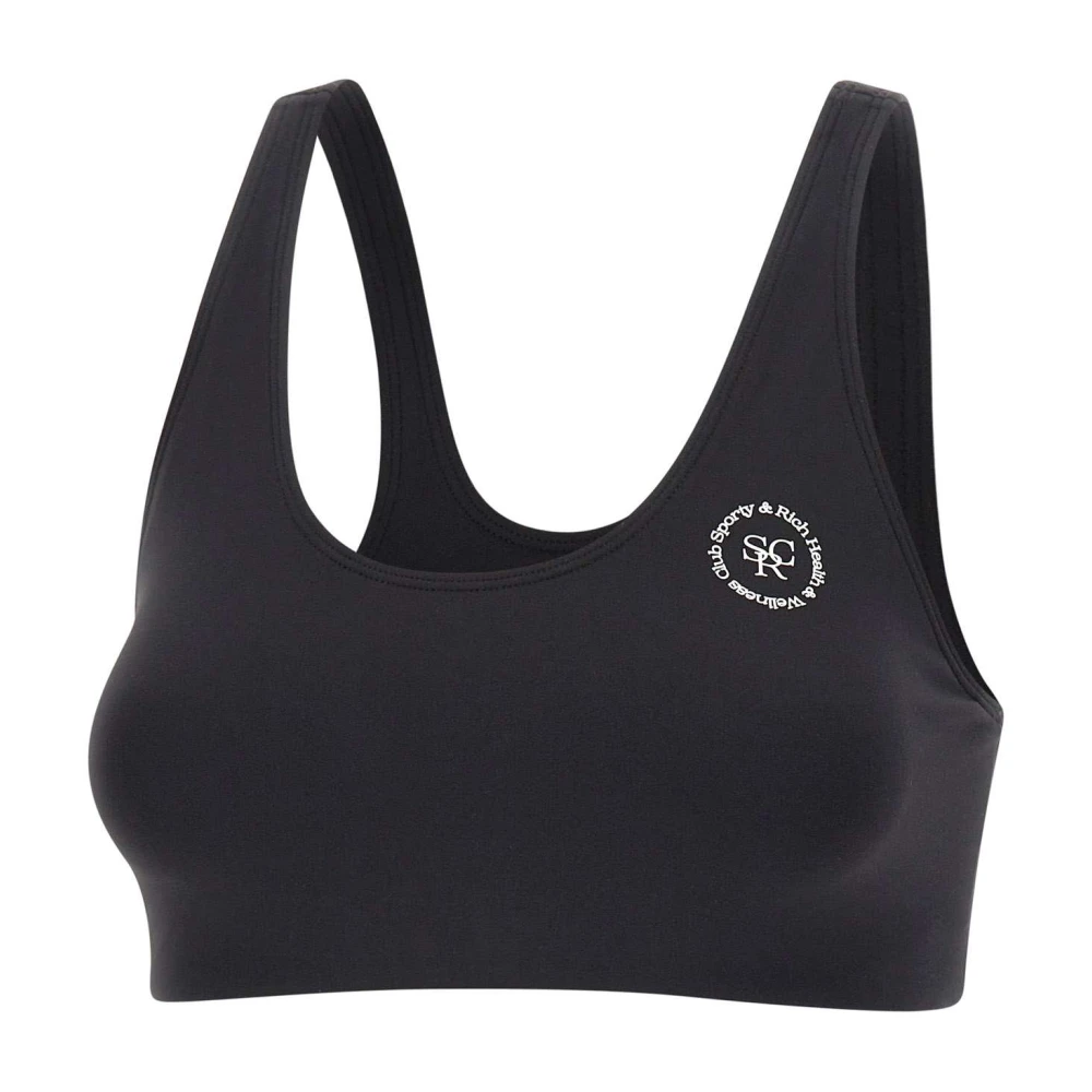 Sporty & Rich Black Sports Bras, Female, Xs, Srhwc Sports Bra