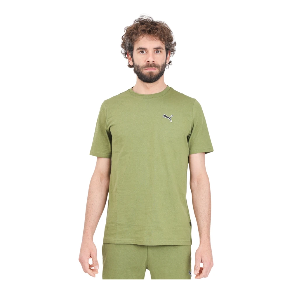 Puma T-Shirts Green Heren