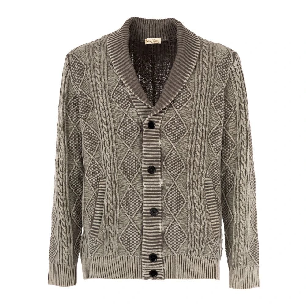 Cashmere Company Heren Cardigan Outlet Grijs Gray Heren