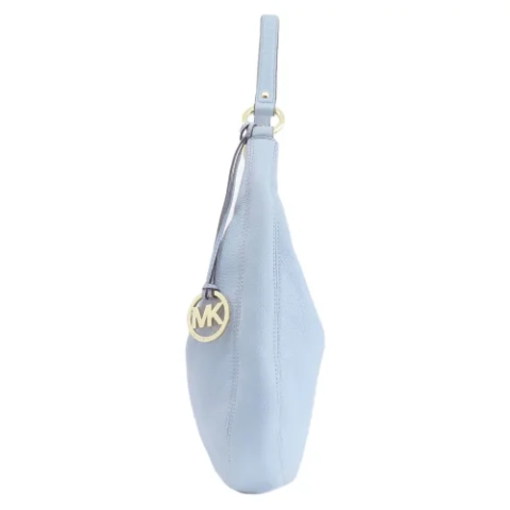 Michael Kors Pre-owned Leather shoulder-bags Blue Dames