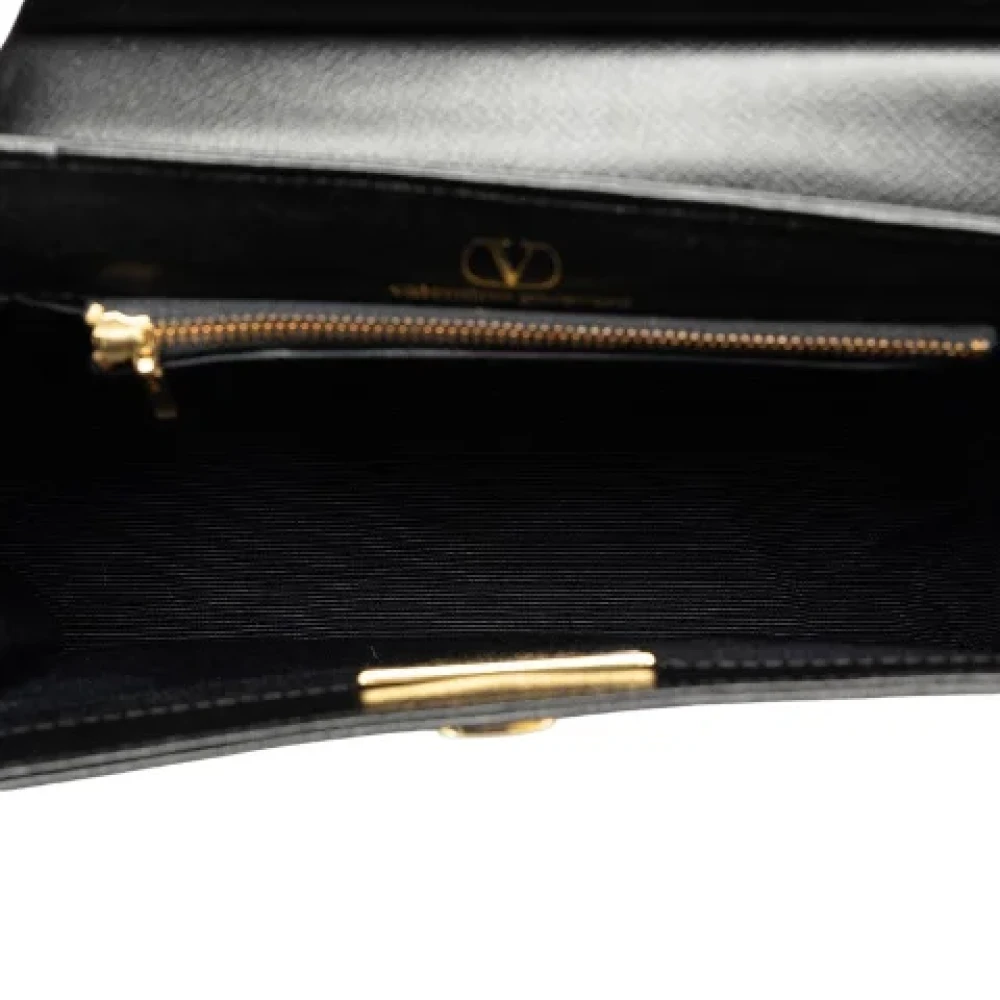 Valentino Vintage Pre-owned Leather handbags Black Dames
