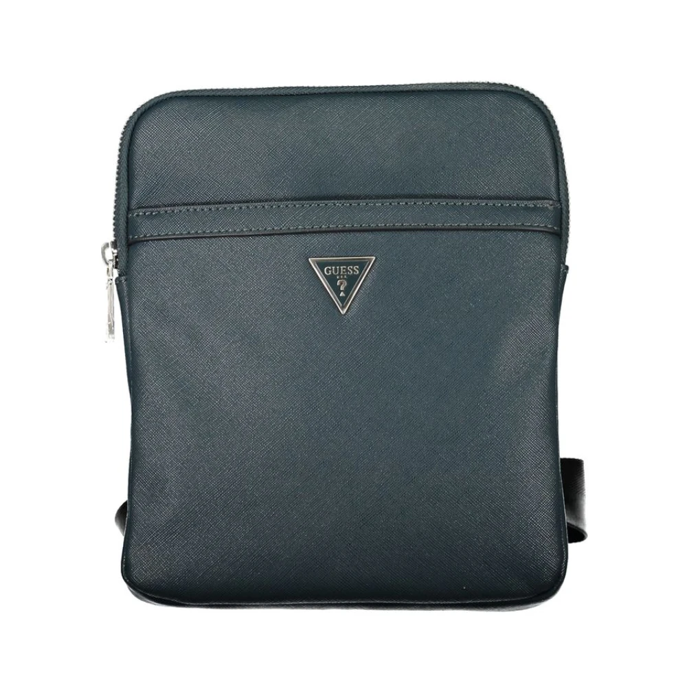 Guess Groene Schoudertas met Voldoende Opbergruimte Green Heren