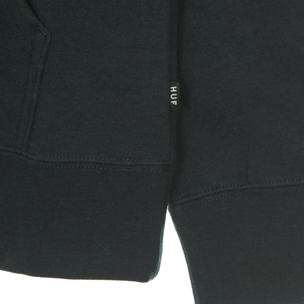 HUF Navy Blazer hoodie met kangoeroezak Blue Heren