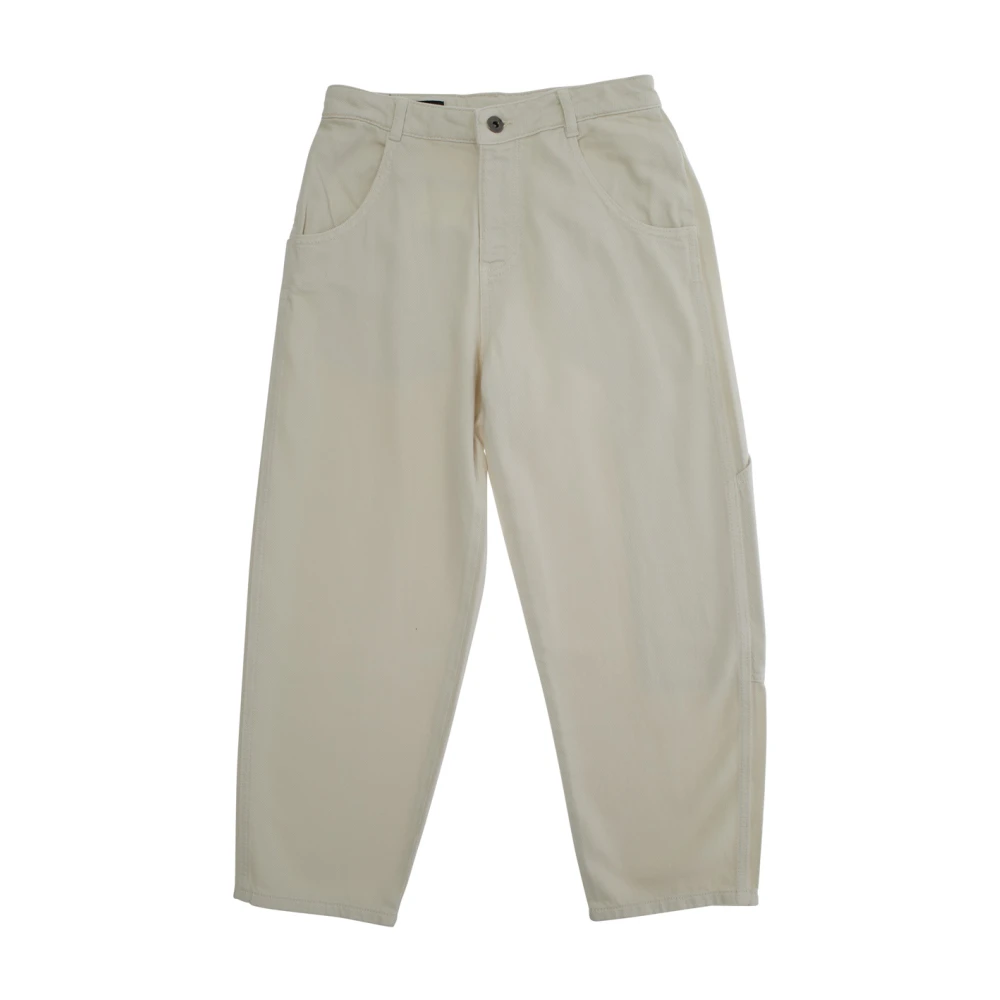 Emporio Armani Jongens Beige 5-Pocket Katoenen Broek