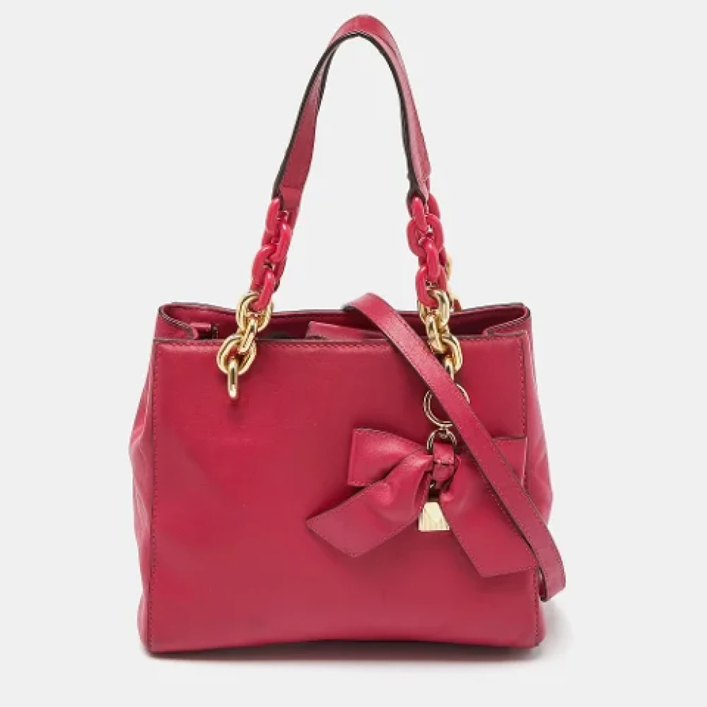 Michael Kors Pre-owned Leather totes Pink Dames