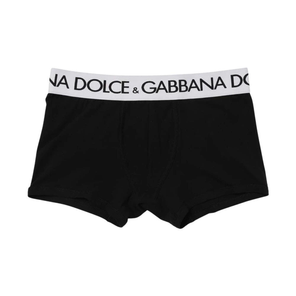 Dolce & Gabbana Men's Black Luxury Boxer Briefs