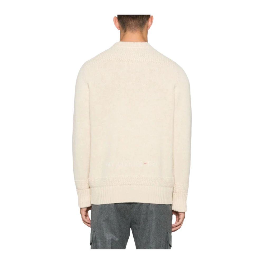 Fay Witte Sweater Collectie White Heren