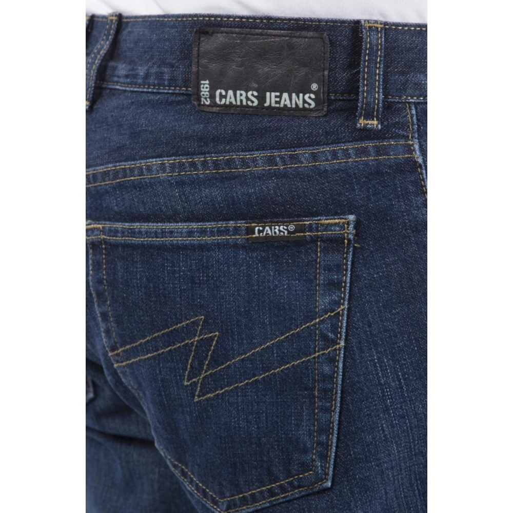 Cars Jeans Booster Dark Used Blue Heren